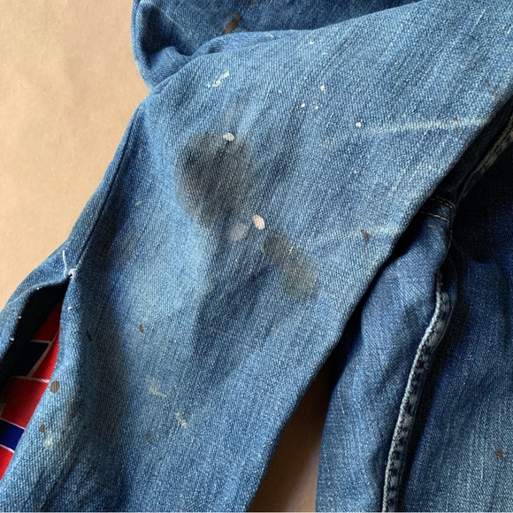 Vintage Wrangler Blue Bell Jeans Embroidered Flare XS 24x29 - Picture 16 of 16